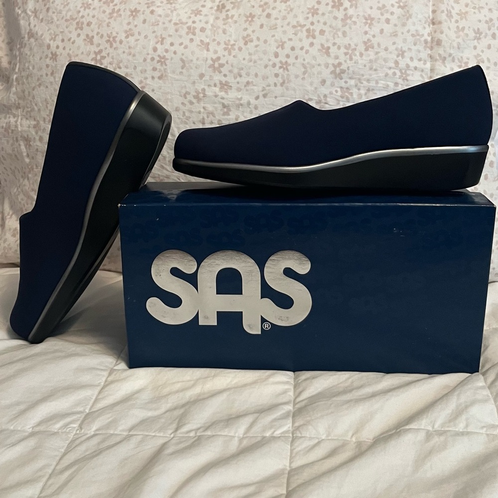SAS Bliss Navy Shoes